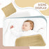 Irenare 6 Pack Muslin Burp Cloths, Large 20 x 10 Inch Cotton Baby Burping Rags, Soft Absorbent Multicolor Wash Cloths