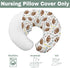 Neutral American Football Baby Nursing Pillow Covers for Boy Girl Cute Football Game Day Nursery Pillowcase