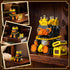 Set, 14+ (950 Vziimo Magic Animals Building Animal Toys with Necklace, Ring, Treasure Box & Crown, MOC Animal Building