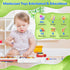 MFEESYOB 1 12-18 1-3, 1+ Montessori Toys for Year Old Boy Girl, Musical Montessori Busy Board for Month Age