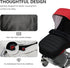 BASILKIT Universal Stroller Footmuff for Baby, Winter Baby Stroller Bunting Bag, Warm Soft Ultra-fine Fleece Stroller