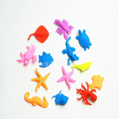 24 Pack Sensory Jelly Water Growing Sea Life Creatures, Fun Educational Learning Toy for Children