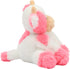 Hopearl Plush Cow Toy - 9 Inch Strawberry Pink Floppy Dairy Cattle - Cute Birthday Gift for Kids