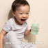 Olababy Silicone Training Cup with Straw Lid, 5 oz, Sippy Cup for 6+ Mo Infants to 12-18 Mo Toddlers, Coral
