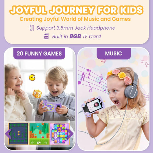 windpaint 3-10 2.8" Kids Phone for Girl Toys, Christmas Birthday Gifts for Age Year Old Girls Boys Toys, Kids Toddler