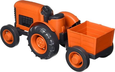 Orange CB Tractor Toy - Green Toys