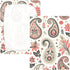 CZXW 52" 28" Floral Paisley Beige Crib Sheets Fitted x Natural Cotton Soft & Breathable for Baby Crib Mattress