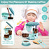 Set Playset, 3 4 5 6 7 8 Shemira Play Kitchen Accessories, Play Kitchen Appliances Toy with Coffee Maker, Blender