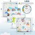 Set(12-Pack), Shower,9x9 Inches, Omilion Muslin Baby Washcloths Natural Cotton Infant Bath Towel, Soft Toddler Face