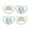 NUK Space Glow-in-The-Dark Orthodontic Pacifiers