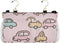 SyXIOP Pink Cartoon Car Bedside Hanging Storage Basket Table Cabinet Storage Organizer for