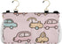 SyXIOP Pink Cartoon Car Bedside Hanging Storage Basket Table Cabinet Storage Organizer for