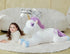 IKASA Giant Unicorn Stuffed Animal Plush Toy - 43" Jumbo Cute Fluffy Oversized Plushie, Gifts for Kids Girls