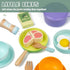 Sets Sets, 3 4 5 Wooden Kitchen Toys for Toddlers, Montessori Pretend Play Kitchen Accessories, Play Food for Kids