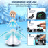 Dancing Princess Interactive Spin Robot Toys for Girls 4-6, Colorful Flashing Lights & Music, Birthday Gift