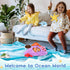 Set,9 Set, Muiteiur Ocean Sea Stuffed Animals Piece Fun Seashell House Plush Soft Educational Toy for Imaginative Play