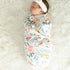 GRACED SOFT LUXURIES 2 Pack Premium Muslin Baby Swaddle Blankets, Large 47 x 47 inch, 100% Cotton