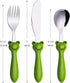ANNOVA Kids Silverware 6 Pieces Set, Children's Flatware - Stainless Steel Cutlery - 3 Safe Forks, 3 Dinner Spoons