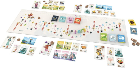 Tokaido: 10th Anniversary Edition Base Game - Exploration & Travel Adventure Board Game Set in Japan, Ages 8+, 2-5