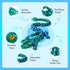 SYEFKJSA 12PCS 3D Set Printed Dragon Eggs with Dragon Inside, Mini Dragon Egg Articulated Crystal Fidget Toys for Home