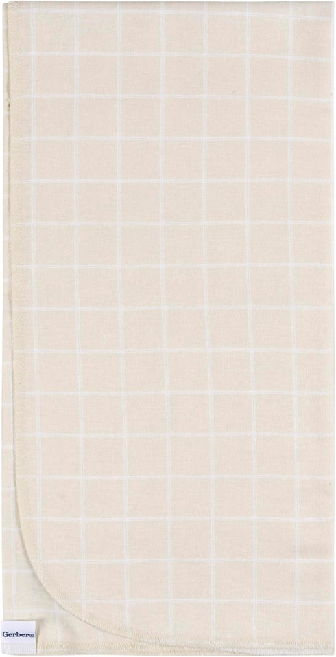 Gerber Unisex Baby 100% Cotton Flannel Receiving Blankets, 30x30 Inches (Pack of 4), Retro Floral