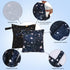 2pcs 2 Cloth Diaper Wet Dry Bags, Waterproof Reusable Wet Bag with Zipper Pockets & Handle, Washable Laundry Bags