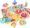 Zeoddler Wooden Puzzles for Toddlers, 8 Pcs Space Matching Egg Puzzle, Solar