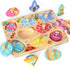 Zeoddler Wooden Puzzles for Toddlers, 8 Pcs Space Matching Egg Puzzle, Solar