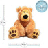 Cozy Bear Hugs - Microwavable & Weighted Plush Stuffed Animal - Heated Plushie for Warmth - Cute, Soft, Toy for Adults