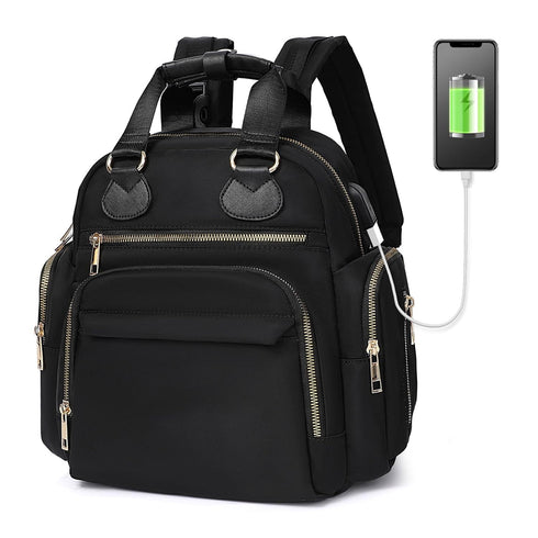 Diaper Bag Backpack Travel Baby Bag with Changing Pad,13 Pockets, Insulated Pockets,USB