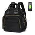 Diaper Bag Backpack Travel Baby Bag with Changing Pad,13 Pockets, Insulated Pockets,USB