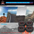 Goolsky 4Pcs AUSTAR AX-3020C 1.9 Inch Tires with Wheel Rim for 1/10 D90 SCX10 CC01 RC Rock Crawler