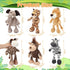 12 8 Inch Set HyDren Pieces Safari Stuffed Animals Jungle Animal Toys Boys Girls Plush Forest Animals Lion Elephant