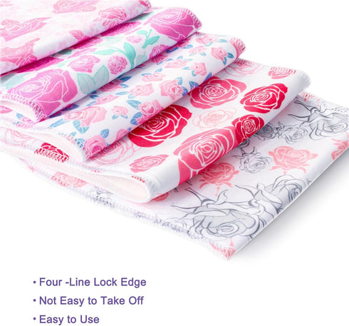 10-Pack Burp Cloths for Baby Boys and Girls - Organic Baby Burp Cloth,Baby Washcloths, Burp Rags, Large Neutral Burp