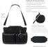 Mommy Lmbabter Diaper Tote Quilted Bag Function Maternity Baby Bag Diaper Changing Messenger with Shoulder Strap Wet