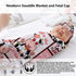 Who Love Cows Newborn Swaddle Blanket with Hat Set, One Size Receiving Blanket for Boys and Girls