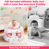 3-36 Inflatable Baby Seat for Months, Baby Seats for Infants for Sitting Up with Back Support Built in Air Pump