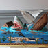 Sharks Figures Sea Animals Whale Toys Set, Ocean Animal Action Figures, 12 PCS for Kids Bath, Beach, and Parties