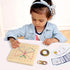 36Pcs 8x8 Thoth Montessori Wooden Geoboard Mathematical Manipulative Material Array Block Geo board with Pattern Cards