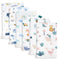 Maliton Muslin Baby Burp Cloths 6 Pack Large 20''x10'' 100% Cotton Burp