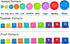 17 PCs Multicolor Nesting and Stacking Cups Set, Baby Bathtub Toys for Early Learning Educational Play