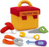 GERBIT My First Tool Set Plush, Baby Toolbox Plushy with 5 Pcs Tool