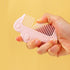 Lyaiwever Set,Small Baby Hair Brush,Toddler Hair Comb,Baby Hair Brush Comb Cute Comb for Wet Dry Hair - Silicone Gentle