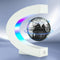 Flagest Magnetic Levitating Globe with LED Light, C Frame Floating World Globe