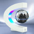 Flagest Magnetic Levitating Globe with LED Light, C Frame Floating World Globe