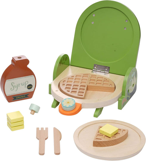 Set Manhattan Toy Ribbit Waffle Maker Toddler & Kids Pretend Play Cooking Toy