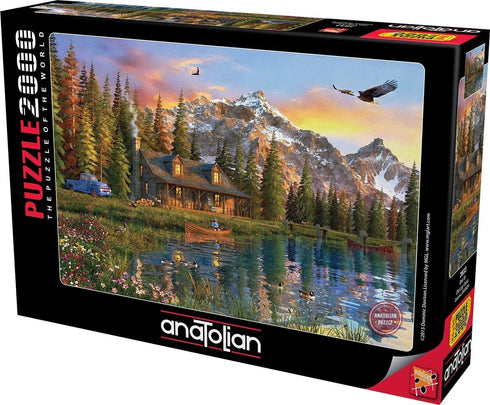 2000 #3933 Anatolian Puzzle - Oldlook Cabin, Piece Jigsaw Puzzle