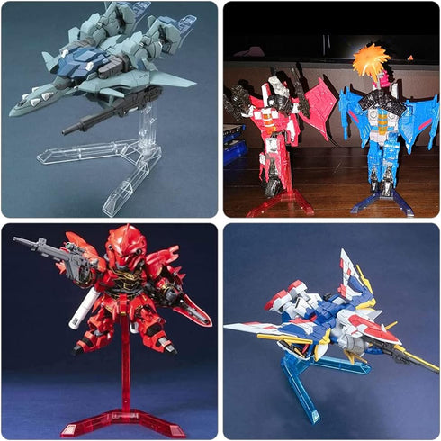 6Pcs Flexible Action Base Holder Kits for Gundam Action Figures DIY Model Kits (6 Colors)
