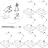 Action Figure Stand, 8 PCS Assembly Display Holder Base Doll Model Support Stand Compatible with HG RG SD SHF Gundam