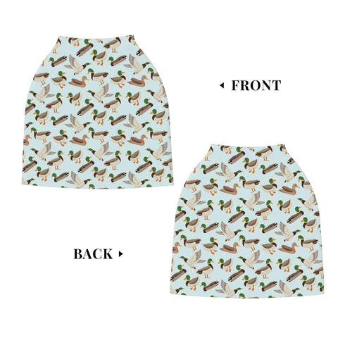 Sozzjile Cute Mallard Duck Baby Stuff Car Seat Covers Baby Multi-Use Car Seat Canopy Carrier Cover, Breathable